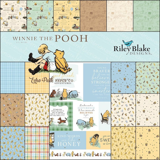PRE - Order Winnie the Pooh by Riley Blake - Fat Quarter Bundle - November 2025 - Modern Fabric Shoppe