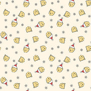 PRE-ORDER Winnie the Pooh-Christmas for Echo Park Paper Co.- Santa Pooh Jumble C19571 Cream- Half Yard- June 2027 - Modern Fabric Shoppe