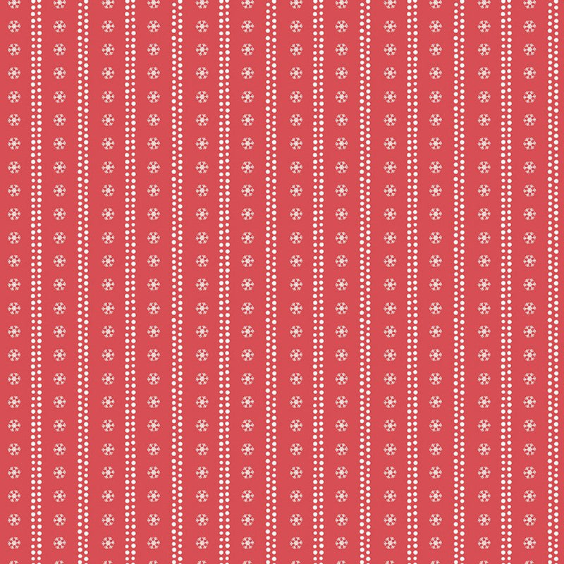 PRE-ORDER Winnie the Pooh-Christmas for Echo Park Paper Co.- Stripes C19574 RED- Half Yard- June 2027 - Modern Fabric Shoppe