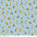 PRE - Order Winnie the Pooh for Riley Blake Designs - Blue Toss C17002 - BLUE - Half Yard November 2025 - Modern Fabric Shoppe