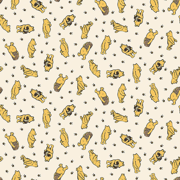PRE - Order Winnie the Pooh for Riley Blake Designs - Cream Toss C17002 - CREAM - Half Yard November 2025 - Modern Fabric Shoppe