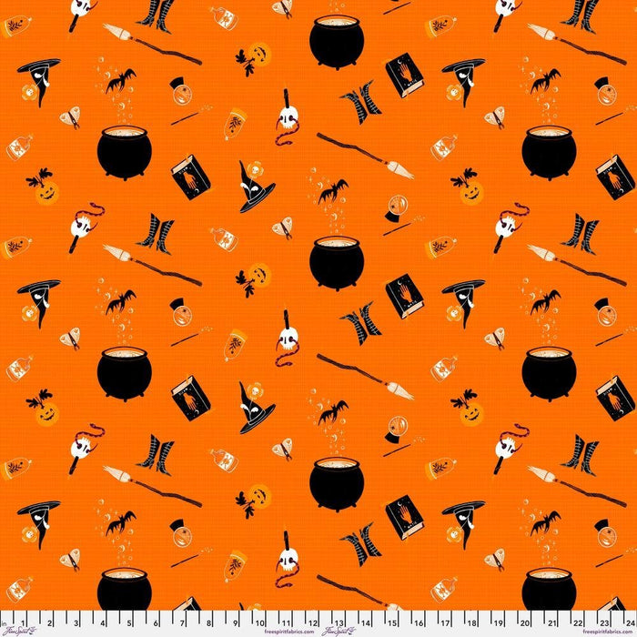 PRE - Order Witchy Ways by Cori Dantini - Witchy Wardrobe PWCD143.XORANGE - May 2025 - Modern Fabric Shoppe