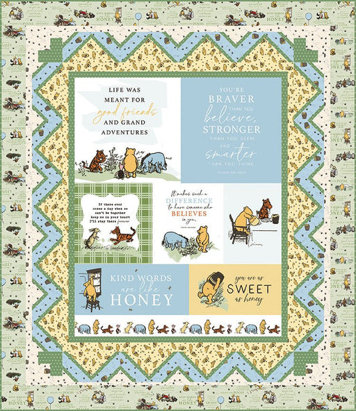 PRE - Order Wrapped in Love Quilt Kit featuring Winnie the Pooh from Riley Blake - November 2025 - Modern Fabric Shoppe