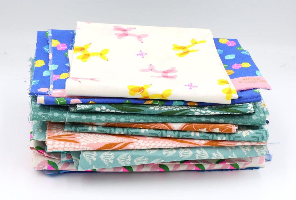 Rashide Coleman Eye Candy, Jen Hewitt Endpaper Scrap Bag 27 - Modern Fabric Shoppe