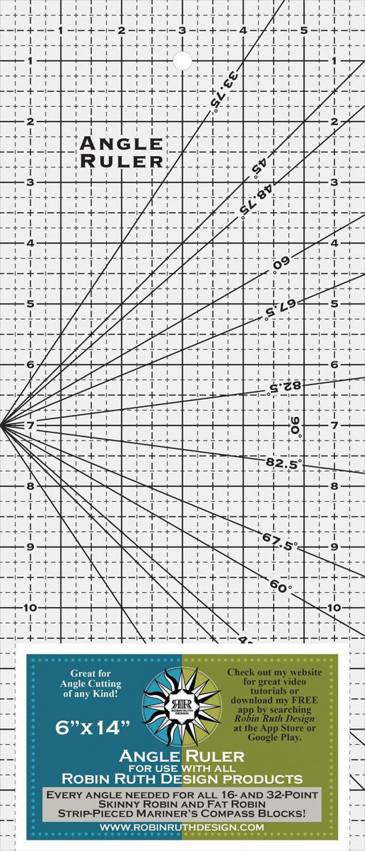 Robin Ruth Angle Ruler - Modern Fabric Shoppe