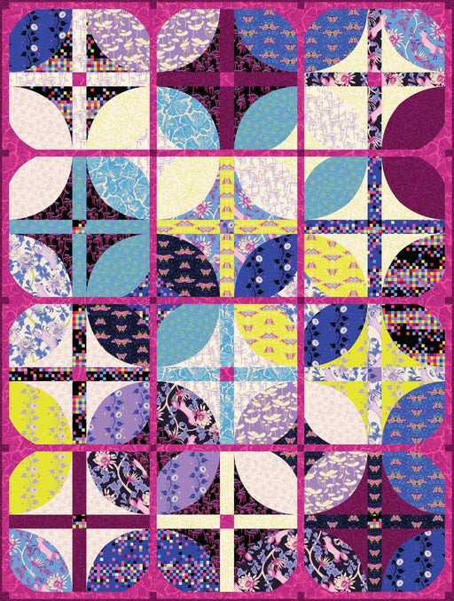 Sarah Watts - Courtyard Quilt Kit featuring Glow Garden - June 2025 - Modern Fabric Shoppe