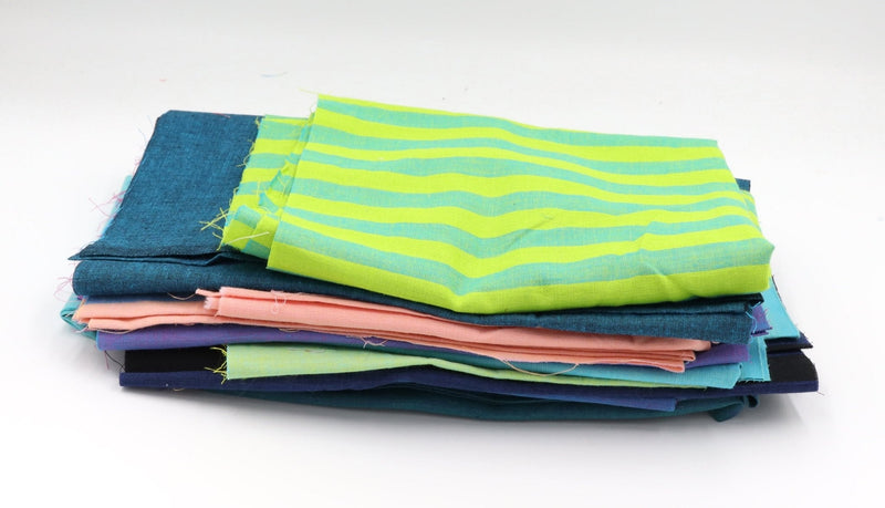 Scrap Bag 15- Kaffe Shot Cotton B - Modern Fabric Shoppe