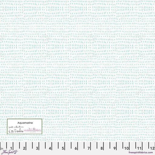 Seeds by Cori Dantini PWCD012.XAQUA- Aqua- Half Yard - Modern Fabric Shoppe