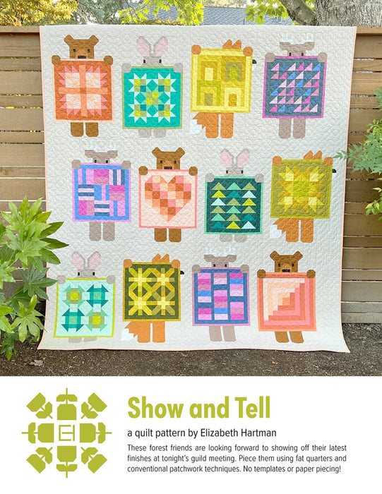 Show & Tell Quilt Pattern By Elizabeth Hartman - Modern Fabric Shoppe