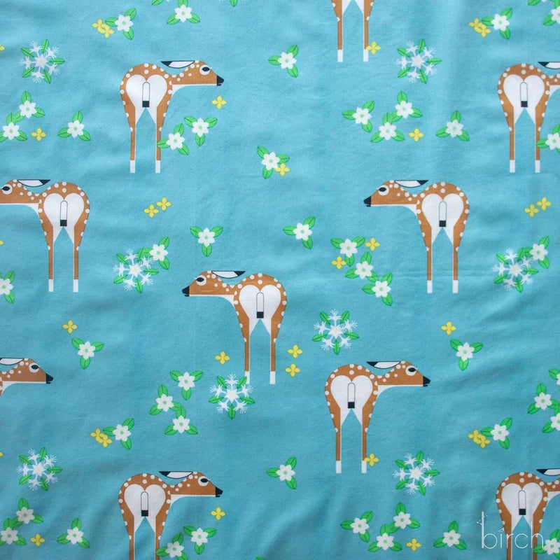 Sierra Range by Charley Harper- Sierra Deer Field CH-165 Half Yard- August 2026 - Modern Fabric Shoppe