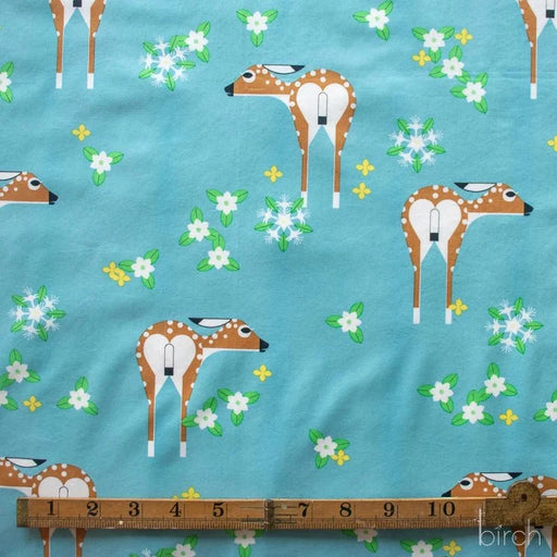Sierra Range by Charley Harper- Sierra Deer Field CH-165 Half Yard- August 2026 - Modern Fabric Shoppe