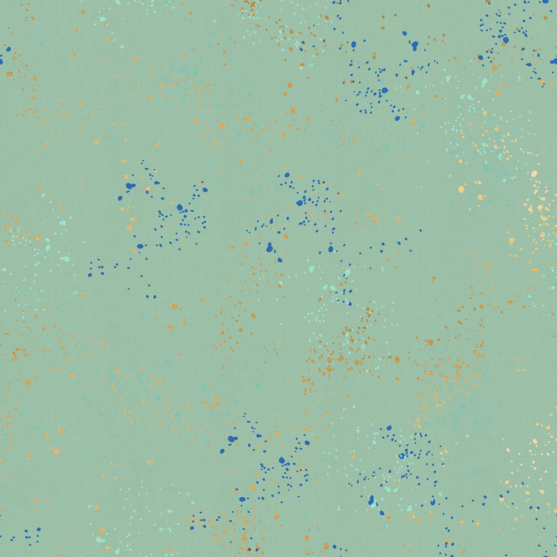 Speckled by Rashida Coleman Hale - Speckled Metallic RS 5027 84M - Frost - Half Yard - Modern Fabric Shoppe