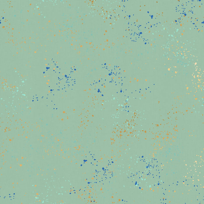 Speckled by Rashida Coleman Hale - Speckled Metallic RS 5027 84M - Frost - Half Yard - Modern Fabric Shoppe