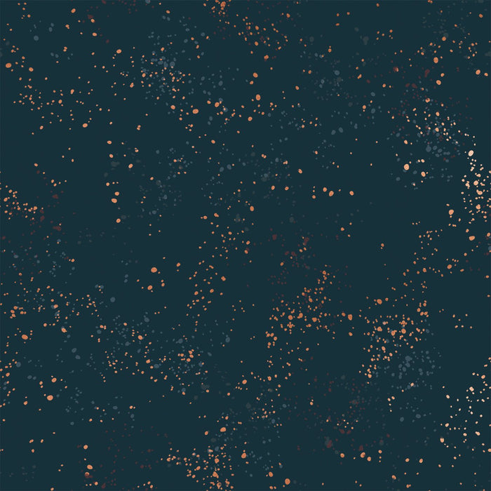 Speckled by Rashida Coleman Hale - Speckled RS 5027 55M - Teal Navy - Half Yard - Modern Fabric Shoppe