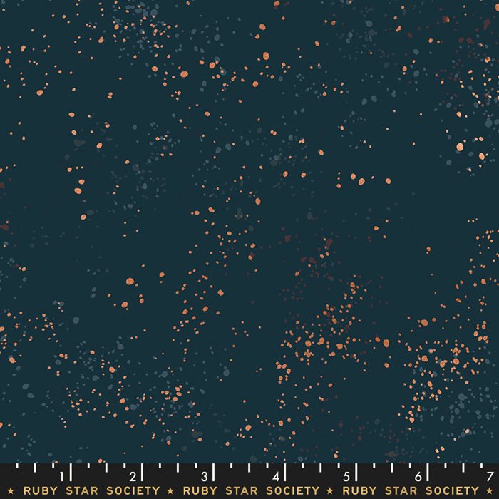 Speckled by Rashida Coleman Hale - Speckled RS 5027 55M - Teal Navy - Half Yard - Modern Fabric Shoppe