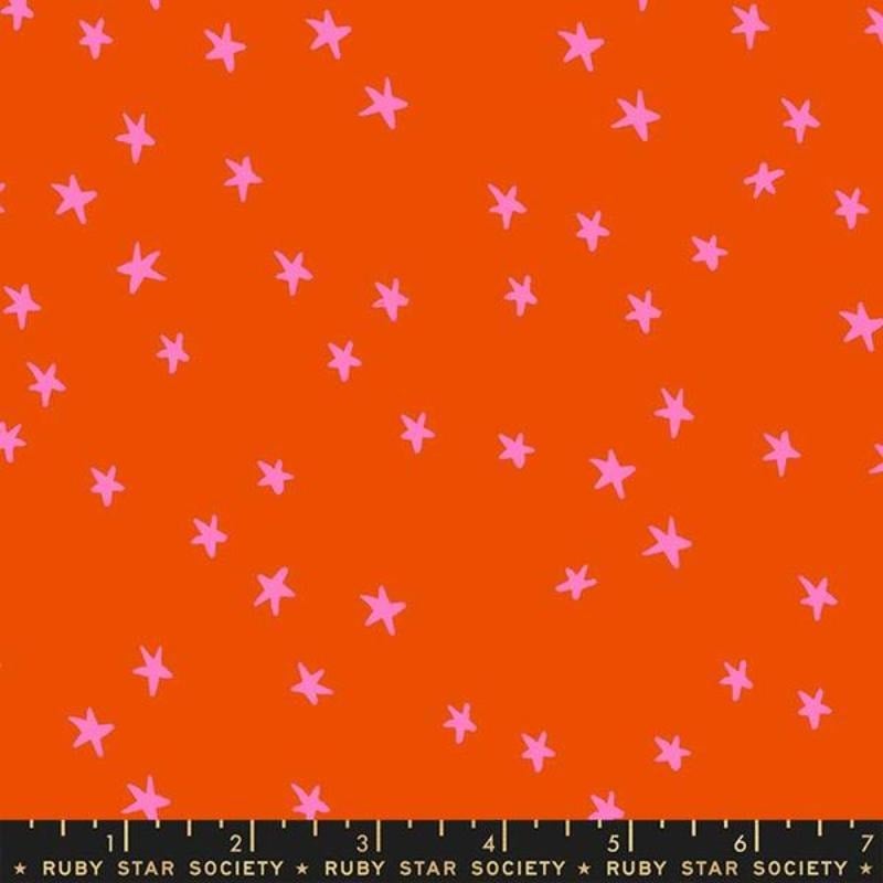 Starry by Alexia Marcelle Abegg - Starry RS 4109 53 - Warm Red - Half Yard - Modern Fabric Shoppe
