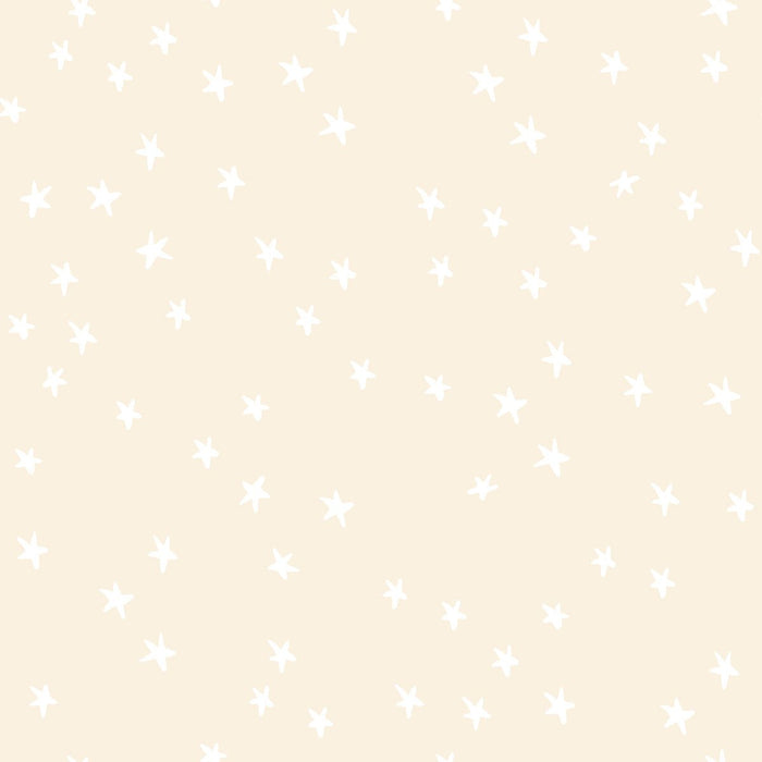 Starry by Alexia Marcelle Abegg - Starry RS 4109 65 - White on Natural - Half Yard - Modern Fabric Shoppe