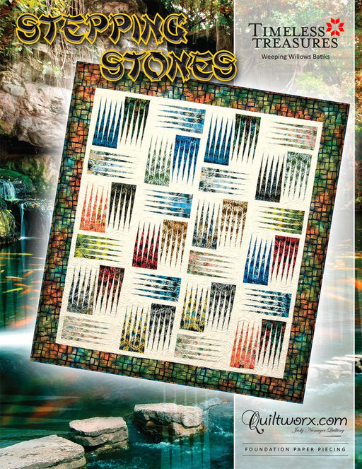 Stepping Stones Quilt Pattern - Foundation Paper Piecing - Modern Fabric Shoppe