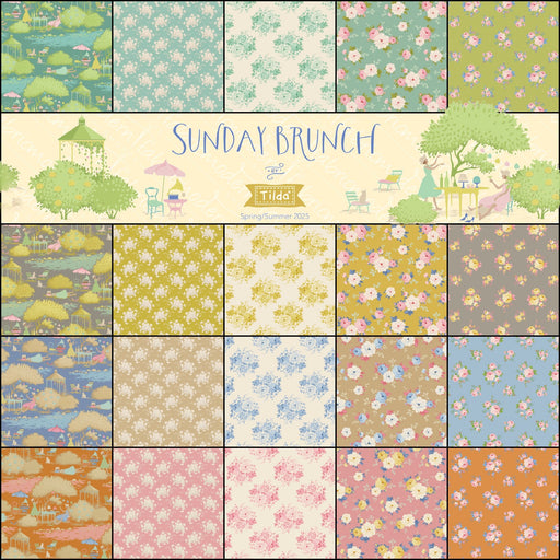 Sunday Brunch by Tilda - Half Yard Bundle - February 2025 - Modern Fabric Shoppe