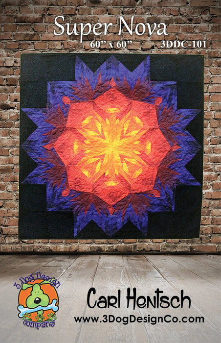 Super Nova Quilt Pattern By Carl Hentsch - Modern Fabric Shoppe