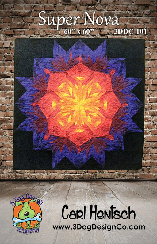 Super Nova Quilt Pattern By Carl Hentsch - Modern Fabric Shoppe