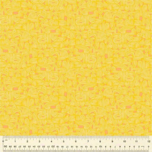 Tamara Kate - Insectarium - Tunneling 54658 - 24 Yellow - Half Yard - October 2025 - Modern Fabric Shoppe