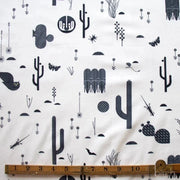 The Desert by Charley Harper- Desert Silhouette Cream CH-219 Half Yard- August 2026 - Modern Fabric Shoppe