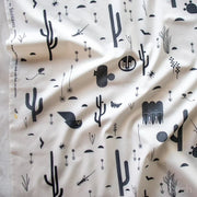 The Desert by Charley Harper- Desert Silhouette Cream CH-219 Half Yard- August 2026 - Modern Fabric Shoppe