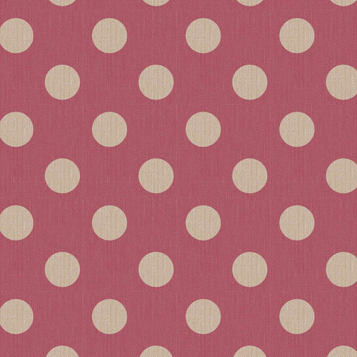 Tilda Chambray Dots Basics - TIL160053 - Burgundy - Half Yard - Modern Fabric Shoppe