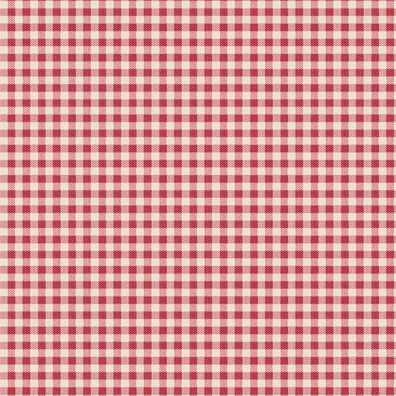 Tilda- Creating Memories- Gingham TIL160087 Red- Half Yard- June 2024 - Modern Fabric Shoppe