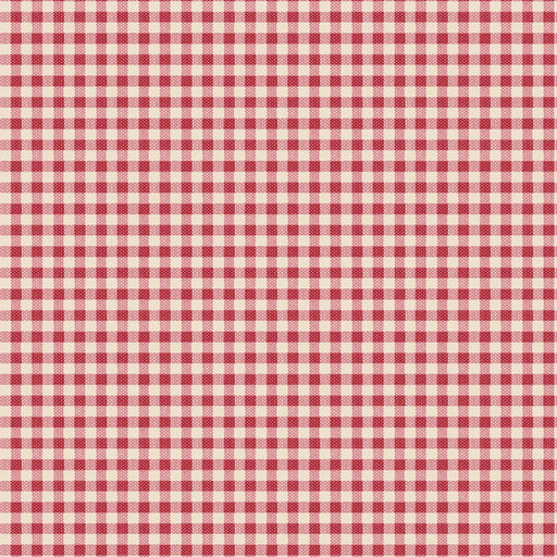 Tilda- Creating Memories- Gingham TIL160087 Red- Half Yard- June 2024 - Modern Fabric Shoppe
