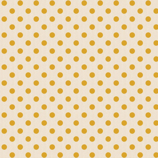 Tilda- Creating Memories- Polkadot TIL160084 Yellow- Half Yard- June 2024 - Modern Fabric Shoppe