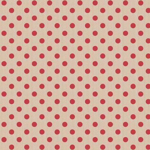 Tilda- Creating Memories- Polkadot TIL160085 Red- Half Yard- June 2024 - Modern Fabric Shoppe