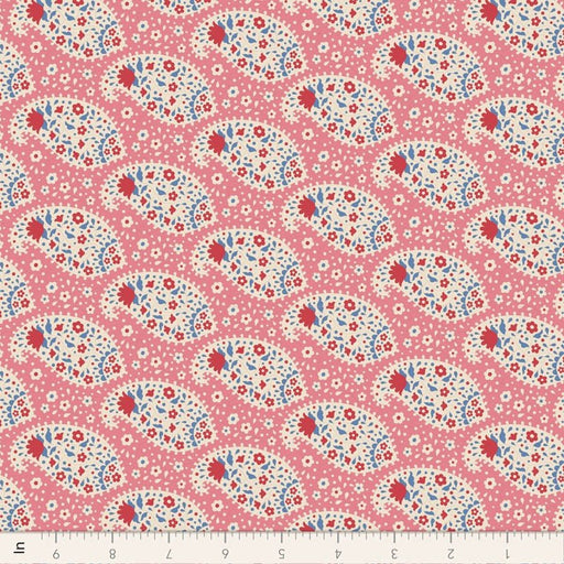 Tilda Jubilee- Teardrop TIL100546-Pink- Half Yard- February 2024 - Modern Fabric Shoppe