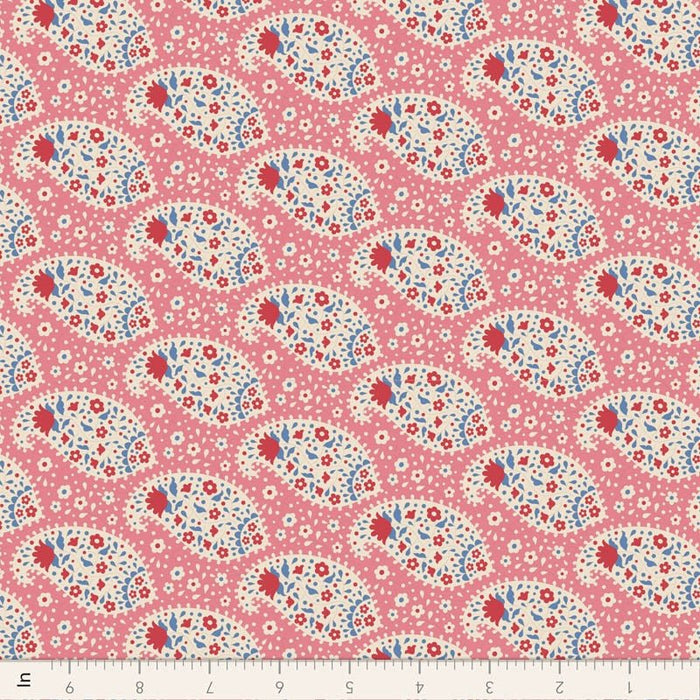 Tilda Jubilee- Teardrop TIL100546-Pink- Half Yard- February 2024 - Modern Fabric Shoppe