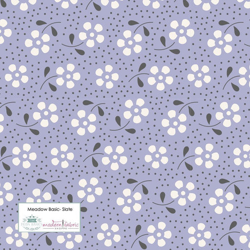 Tilda Meadow Basic- TIL130088-Slate- Half Yard - Modern Fabric Shoppe