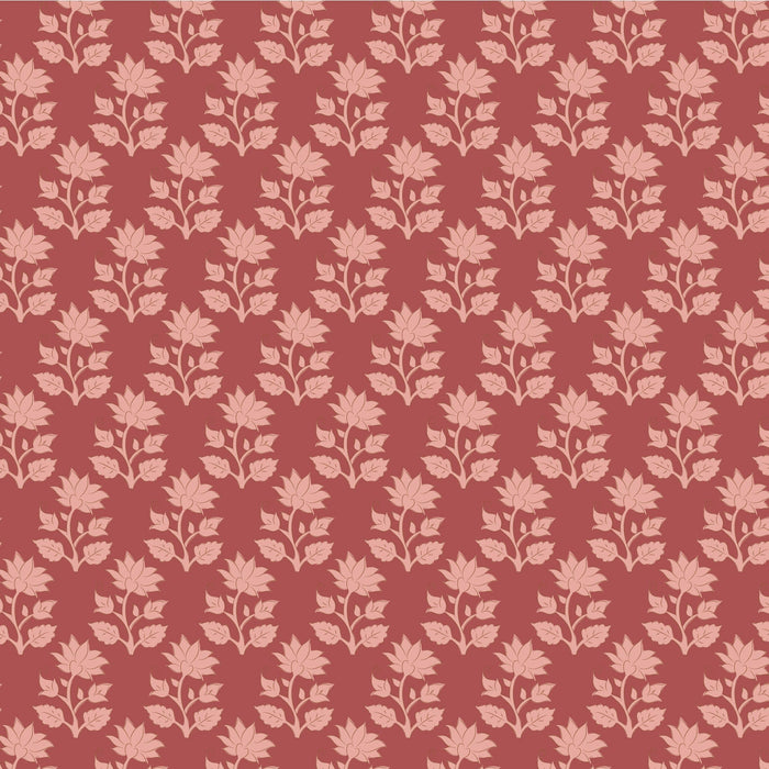 Tilda Sanctuary Blenders - Mira TIL110104 Rhubarb - Half Yard - October 2024 - Modern Fabric Shoppe