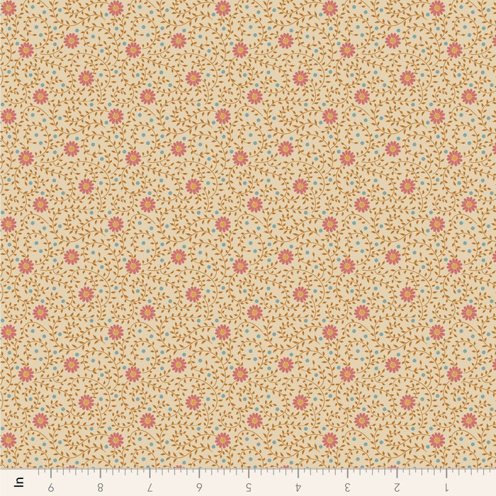 Tilda Sanctuary - Daisydream TIL110568 Sand - Half Yard - October 2024 - Modern Fabric Shoppe