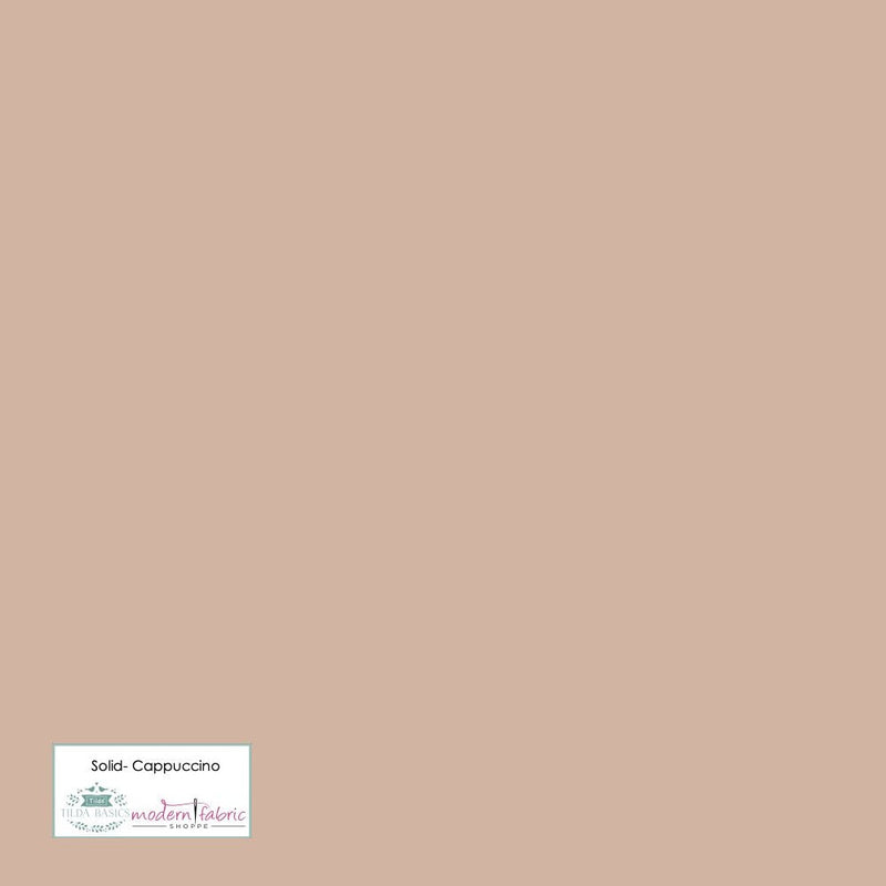 Tilda- Solid TIL120007-Cappuccino- Half Yard - Modern Fabric Shoppe