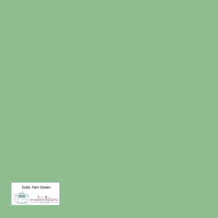 Tilda- Solid TIL120025- Fern Green- Half Yard - Modern Fabric Shoppe