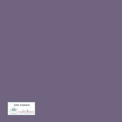 Tilda- Solid TIL120036- Aubergine- Half Yard - Modern Fabric Shoppe