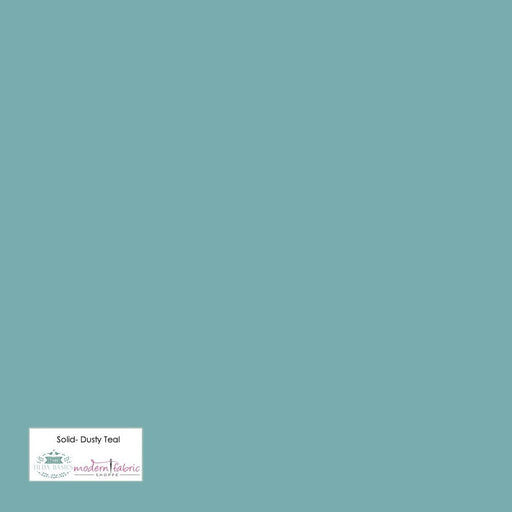 Tilda- Solid TIL120043-Dusty Teal- Half Yard - Modern Fabric Shoppe