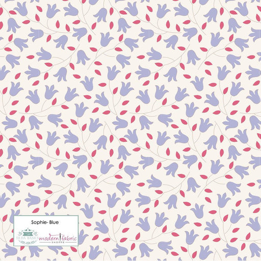 Tilda Sophie Basic TIL130094-Blue- Half Yard - Modern Fabric Shoppe