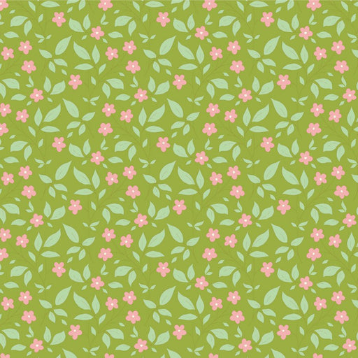 Tilda Sunday Brunch Blenders - Tipsy TIL110114 Green - Half Yard - February 2025 - Modern Fabric Shoppe