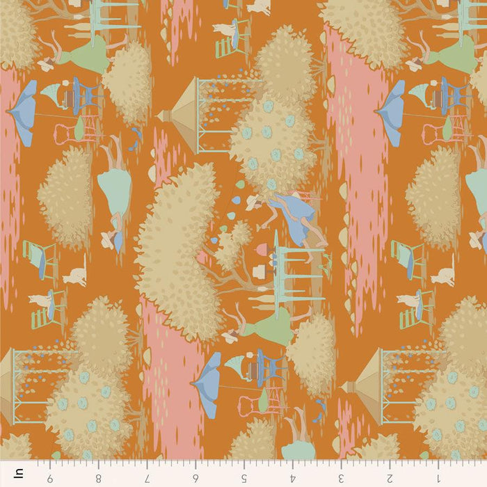 Tilda Sunday Brunch - Sunday Brunch TIL110595 Ginger - Half Yard - February 2025 - Modern Fabric Shoppe