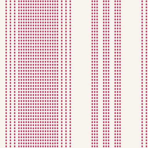 Tilda- Tea Towel Basics- Shortcake Stripes PlTIL130067- Red- Half Yard - Modern Fabric Shoppe