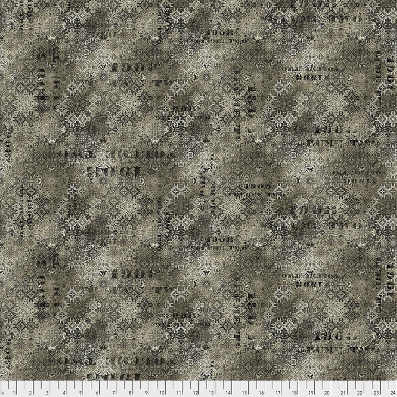Tim Holtz - Eclectic Elements - Faded Tile PWTH129.NEUTRAL - Half Yard - Modern Fabric Shoppe