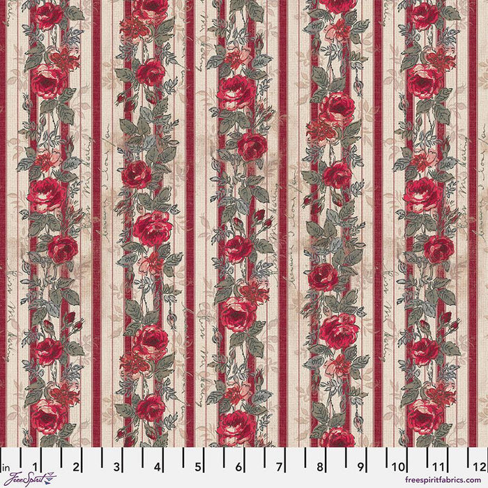 Tim Holtz - Eclectic Elements Palette - Red Wallpaper PWTH227.RED - Half Yard - November 2024 - Modern Fabric Shoppe