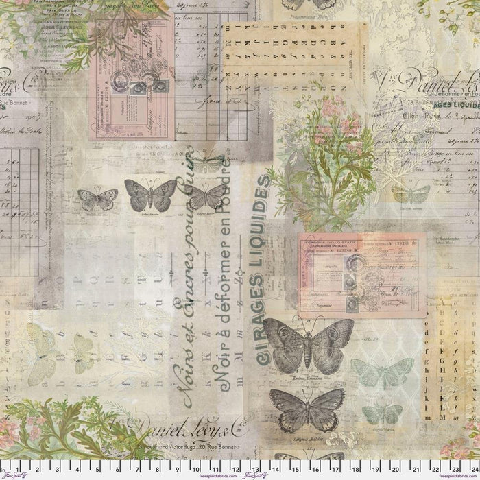 Tim Holtz - Electric Elements - Botanical PWTH028.8MULTI - Half Yard - Modern Fabric Shoppe