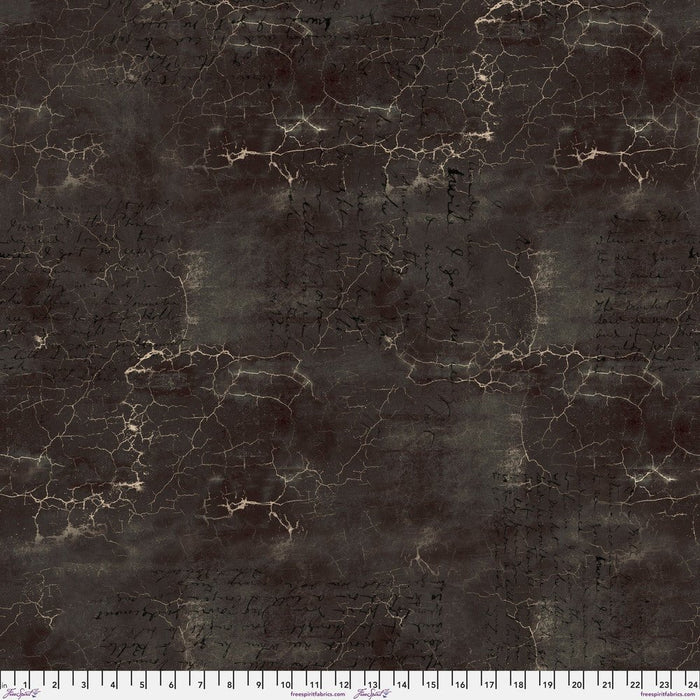 Tim Holtz - Electric Elements - Cracked Shadow PWTH128.BLACK - Half Yard - Modern Fabric Shoppe